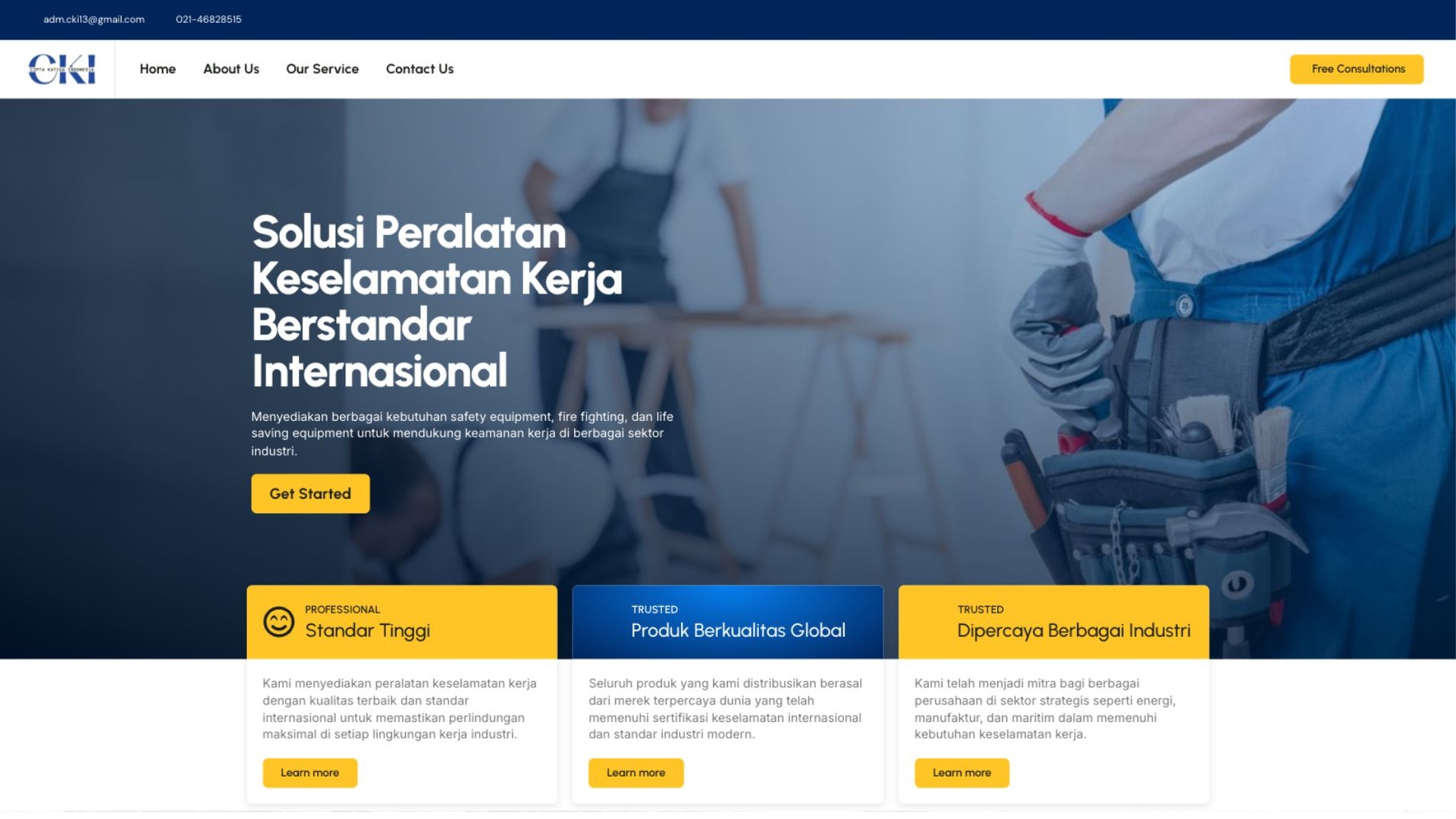 Website Cipta Katiga Indonesia