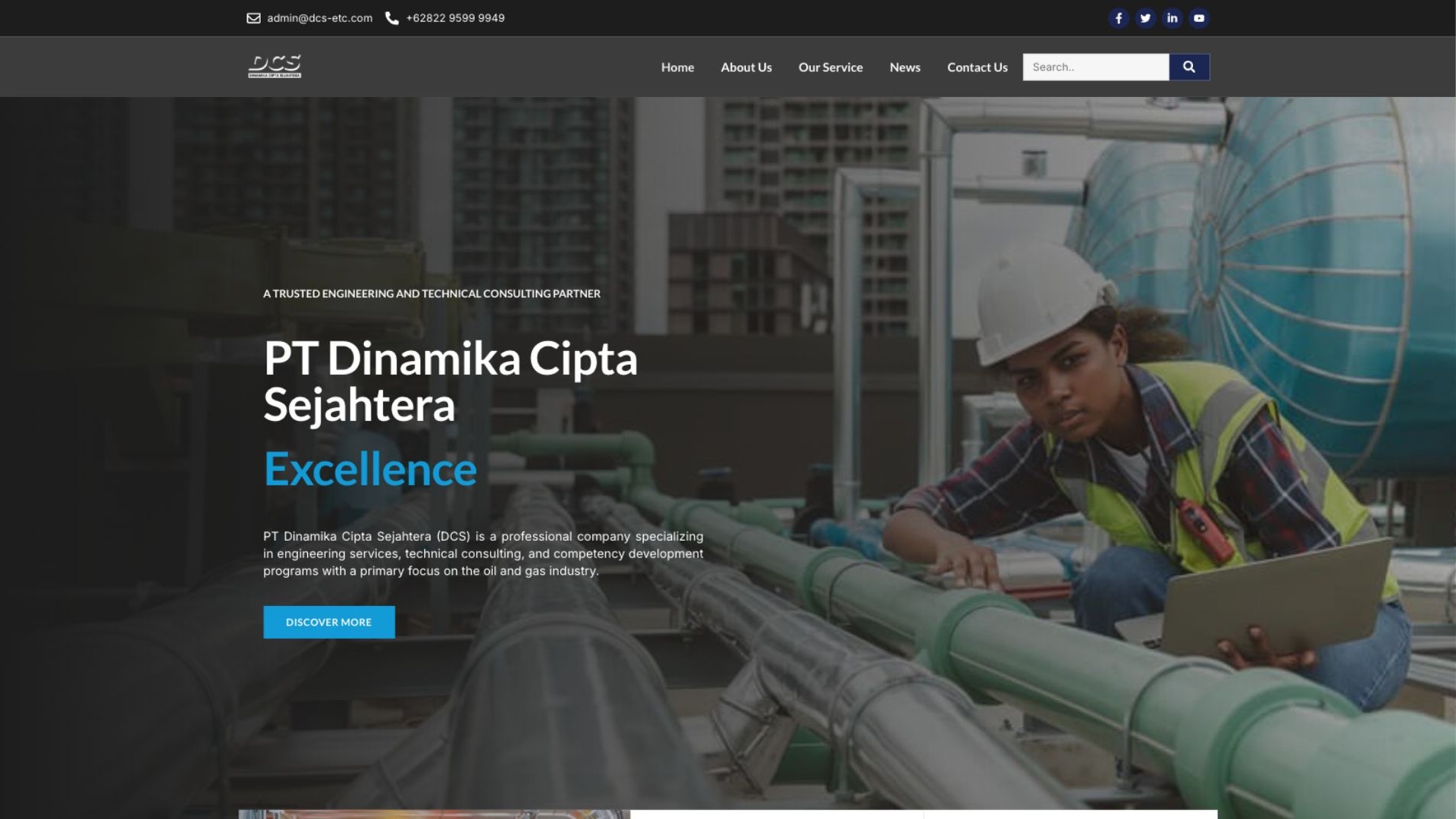Website Dinamika Cipta Sejahtera