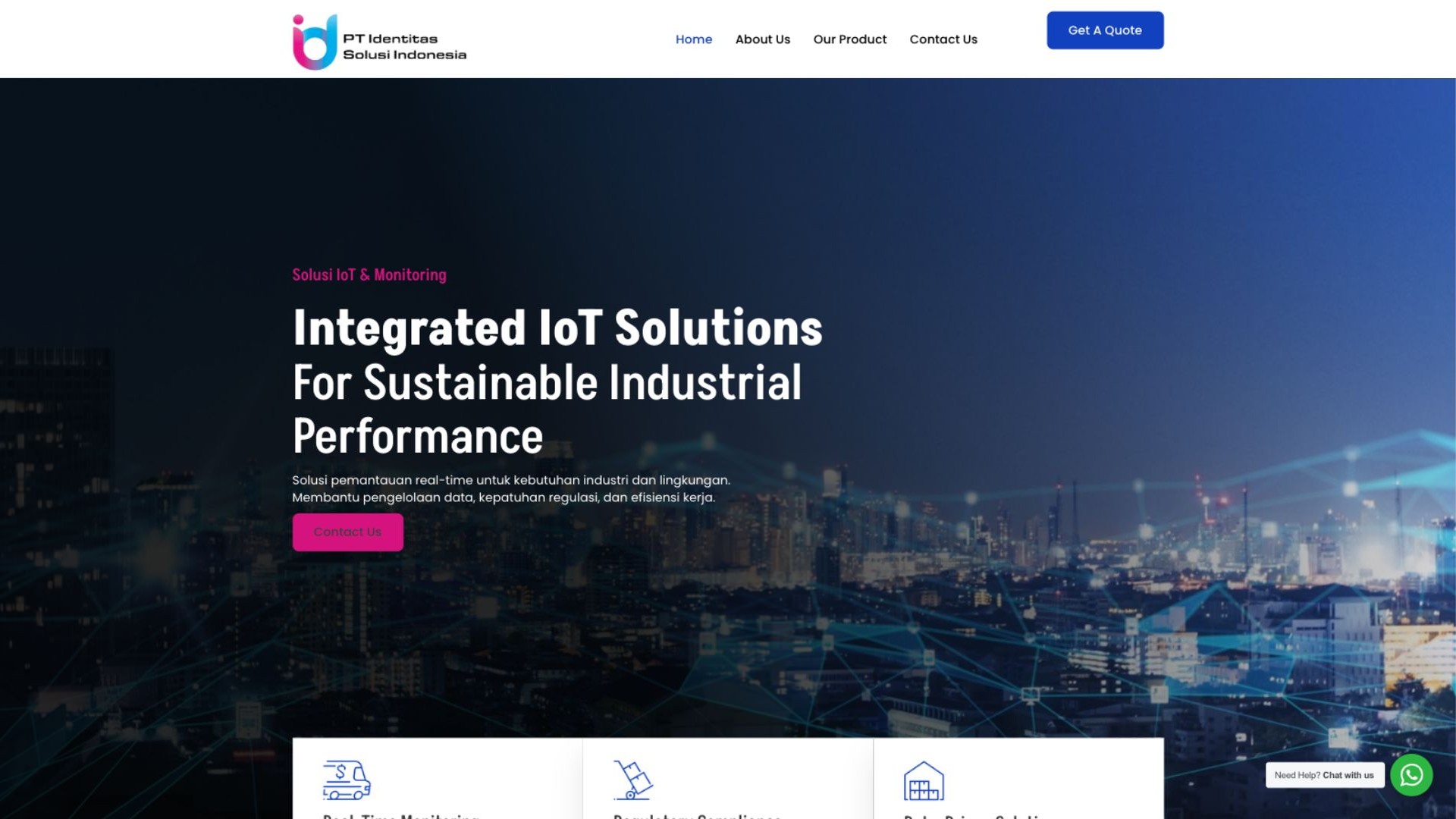 Website PT Identitas Solusi Indonesia