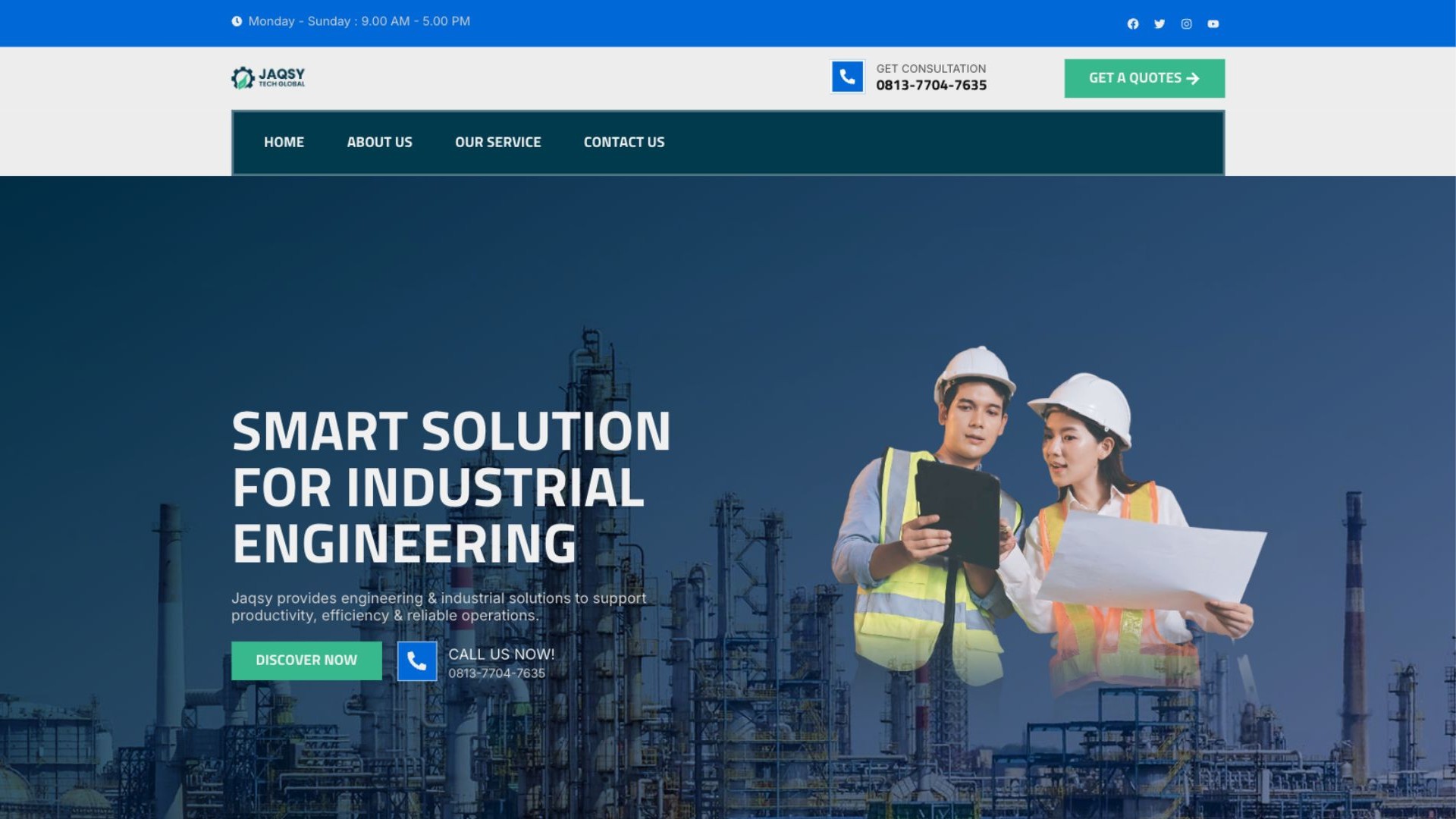 Website Jaqsy Tech Global