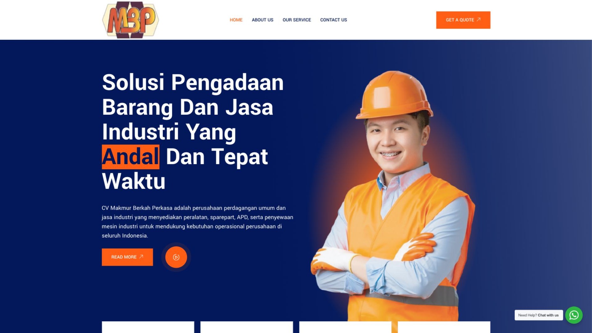 Website Makmur Berkah Perkasa