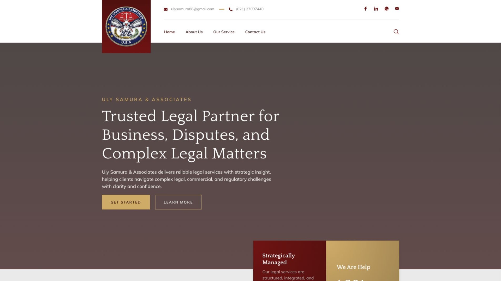 Website Uly Samura and Associates