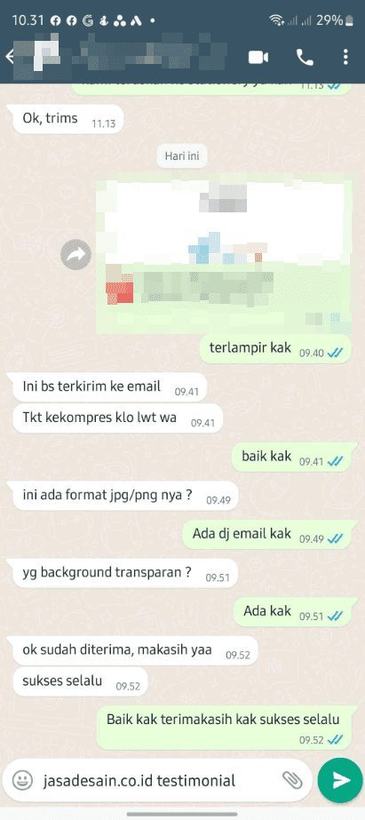Ulasan pelanggan JasaDesain