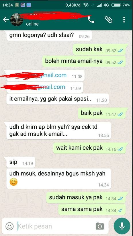Ulasan pelanggan JasaDesain