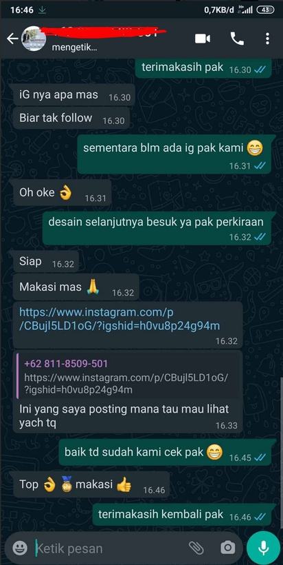 Ulasan pelanggan JasaDesain