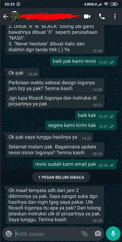 Ulasan pelanggan JasaDesain