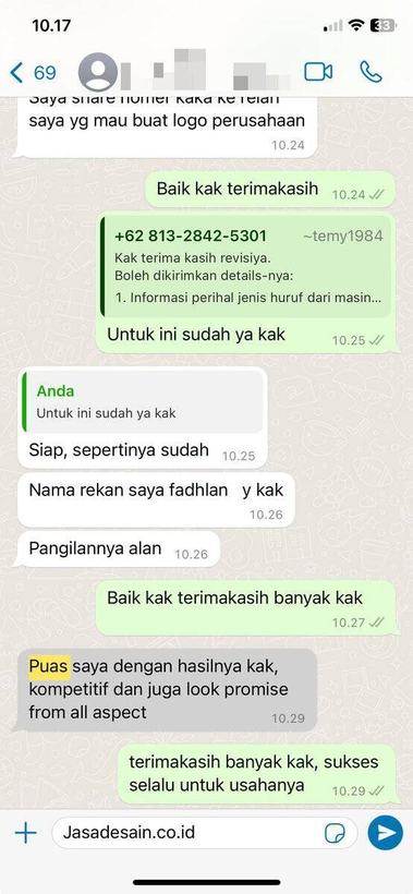 Ulasan pelanggan JasaDesain