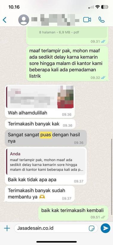 Ulasan pelanggan JasaDesain