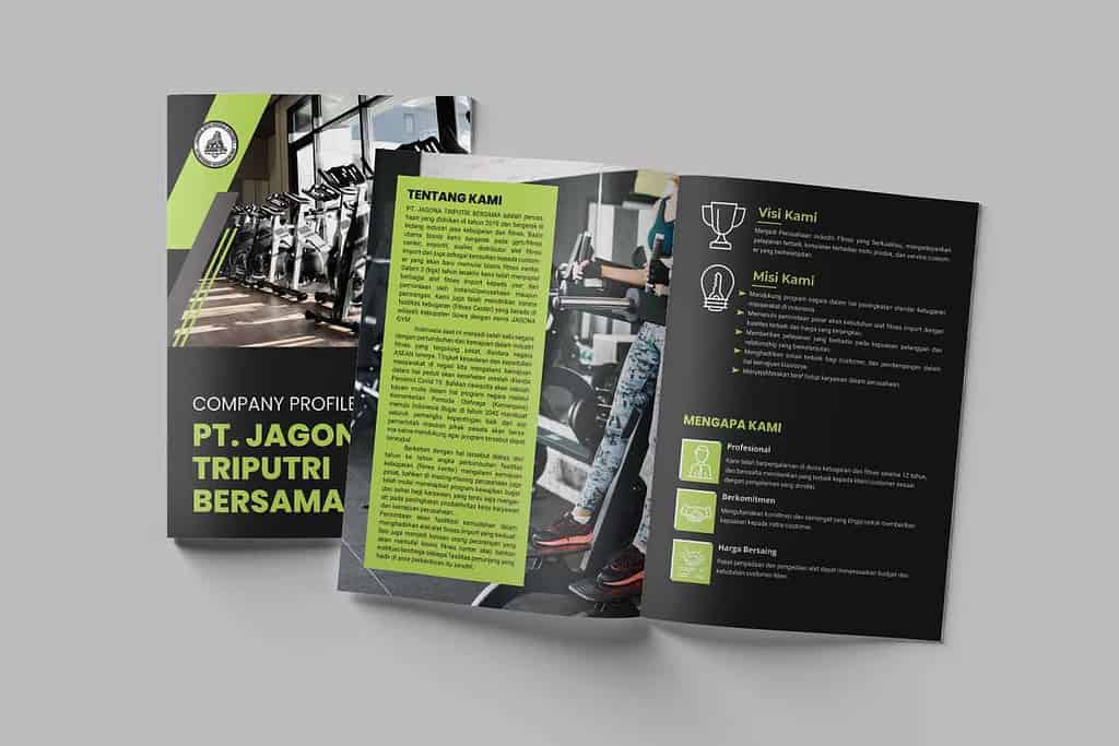 Company Profile untuk Supplier Alat Fitness: yang Dicek Pemilik Gym Sebelum Transfer DP