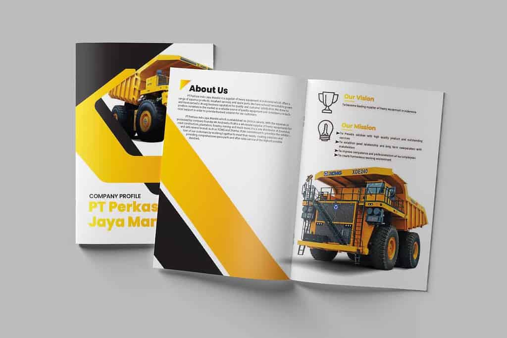 Company Profile untuk Supplier Sparepart Alat Berat: Stok, Lead Time, dan Nomor Part