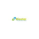 Modern Biostar logo with green and blue design elements.