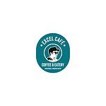 Modern logo design for Excel Café, a coffee shop offering traditional and modern coffee experiences.