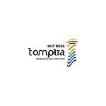 Colorful village infrastructure logo design for Tumpak village celebration.