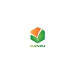 Colorful logo design featuring a leaf and book motif for Kanzus branding.