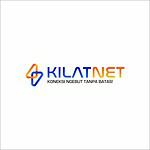 Modern logo design with vibrant colors for Kilatnet, emphasizing unlimited connectivity solutions.