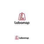 Elegant logo design for Labamap featuring a shopping bag and modern typography.
