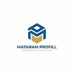Modern logo design for Mataram Profill, a wood and profil supplier company.