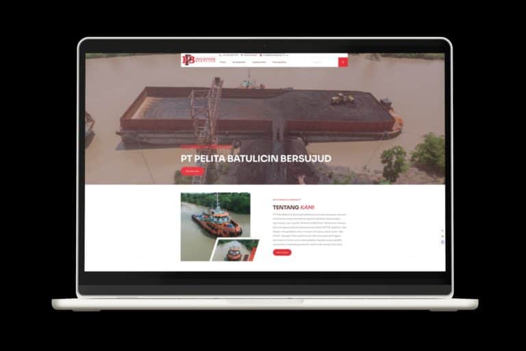 Boat construction company website showcasing shipbuilding services and project portfolio.