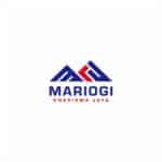 Creative logo design for Mariogi Kharisma Jaya construction company.