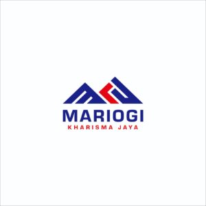Creative logo design for Mariogi Kharisma Jaya construction company.